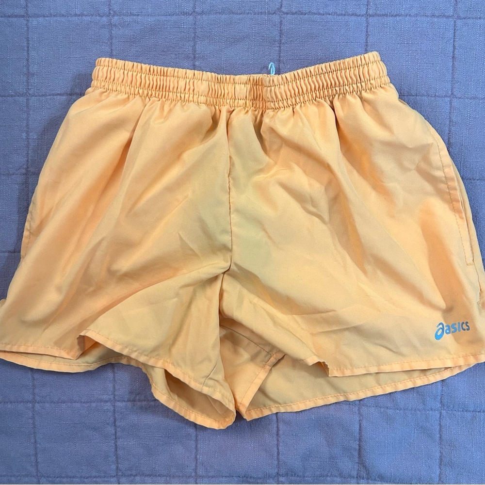 ASICS Boys 4-5 Lined Shorts Orange Lightweight XS